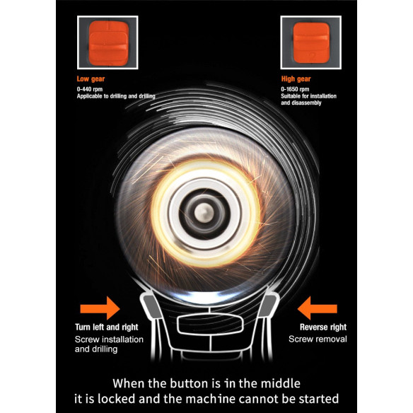 Perceuse Visseuse à Percussion Sans Fil 20 V, 13 mm, 1 Batterie