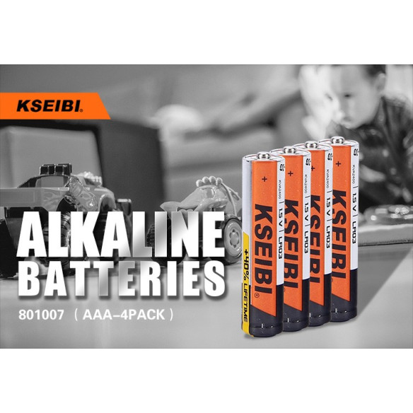 Alkaline Battery LR03/AAA - 4PCS | Power Tools Accessories | KSEIBI