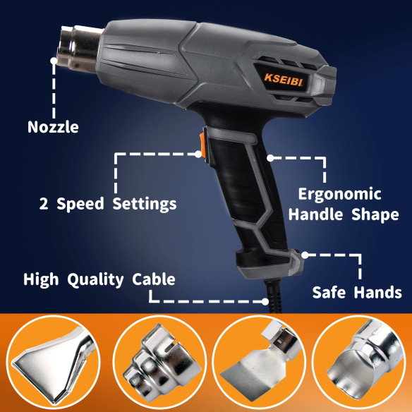 2000W Electric Heat Gun  | Power Tools | KSEIBI
