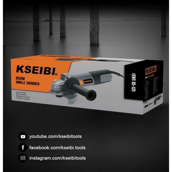 Angle Grinder, 125mm, Variable Speed, 1000W | Power Tools | KSEIBI