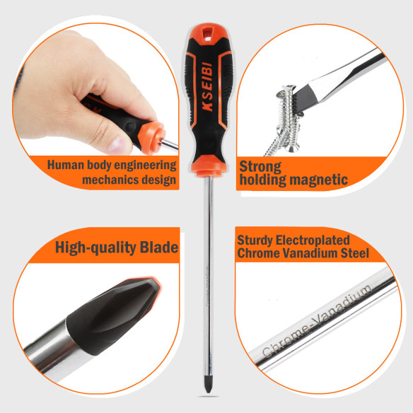 Premium Quality Stubby Screwdriver Set for Precision Work | KSEIBI