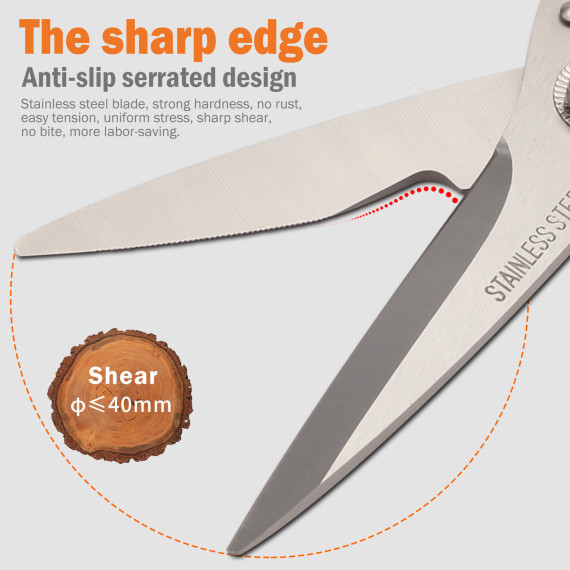 Premium Straight Razor Garden Pruner for Precision Cutting | KSEIBI