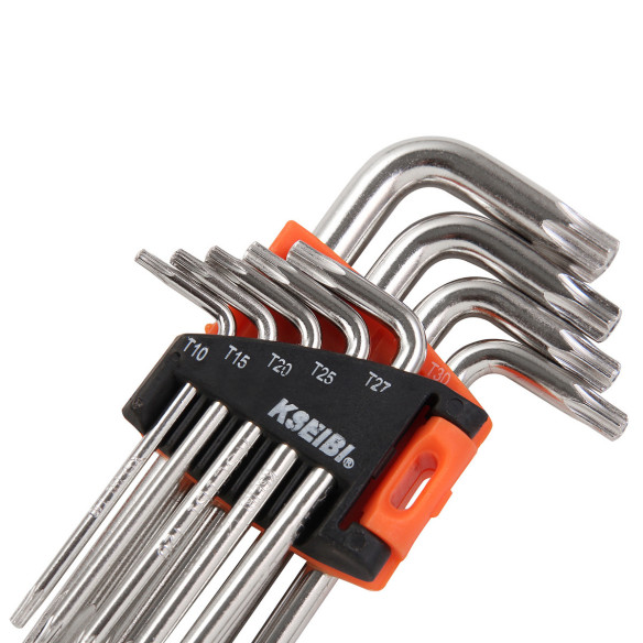 Langes Sicherheits-Torx-Schlüssel-Set für Profis | KSEIBI