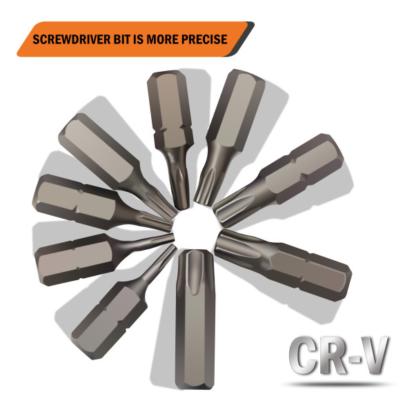 Отверточная насадка Torx 1/4" для профессионального использования | KSEIBI