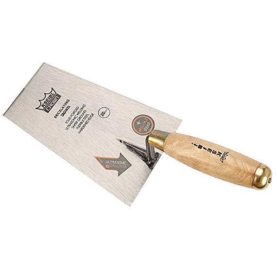 Paleta de alicatar con punta cuadrada/madera para trabajos de construcción | KSEIBI