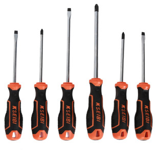Slotted & Philips Screwdriver Set 6-Pc