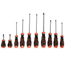 Slotted & Phillips Screwdriver Set 10PCS |  Screwdrivers | KSEIBI