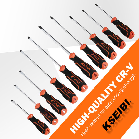 Slotted&Phillips Scredriver Set-2pcs |  Screwdrivers | KSEIBI