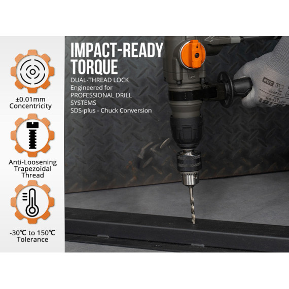 Hochwertiger SDS-Plus Bohrfutter-Adapter | KSEIBI