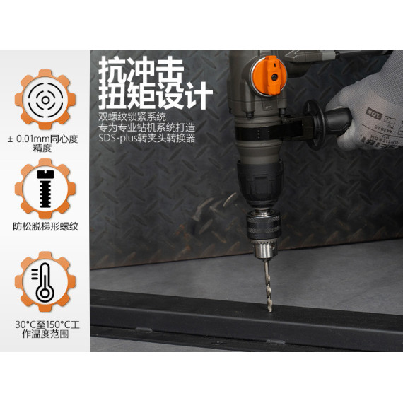 Hochwertiger SDS-Plus Bohrfutter-Adapter | KSEIBI