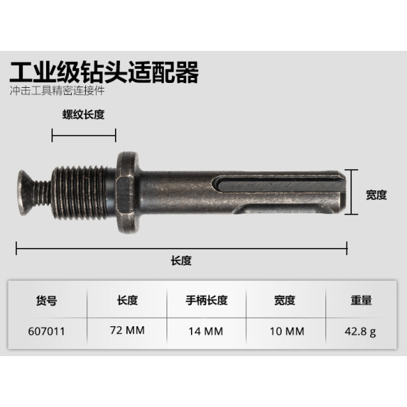 Upgrade Your Tools with the SDS-Plus Chuck Adaptor/Bright 1/2"-20 Unf | KSEIBI
