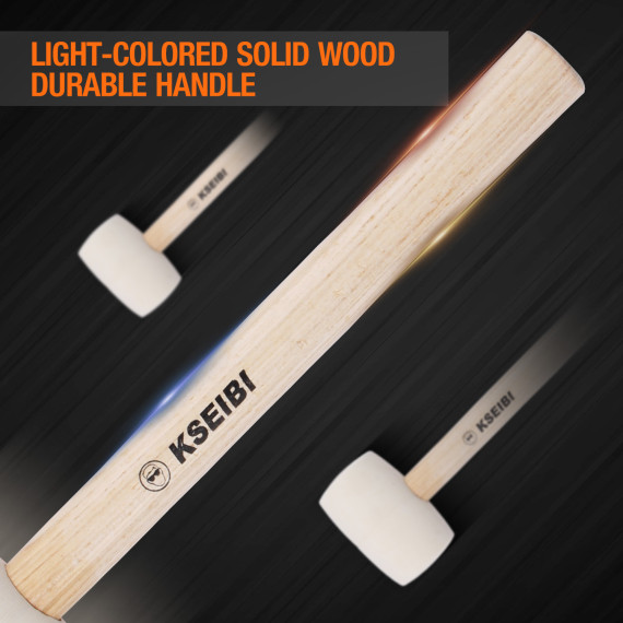 چکش لاستیکی نرم با سر سفید برای کارگردانی دقیق | KSEIBI