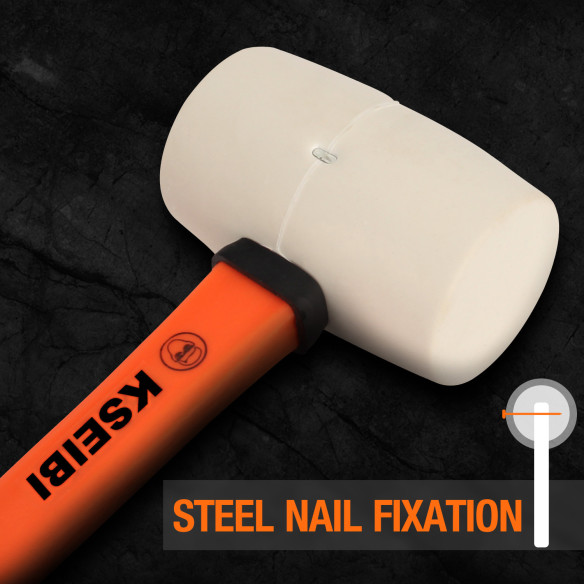High-Quality Rubber Hammer for Precision Work | KSEIBI