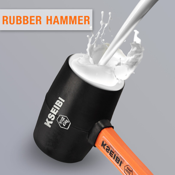 Robuster Gummihammer für professionelle Anwendungen | KSEIBI