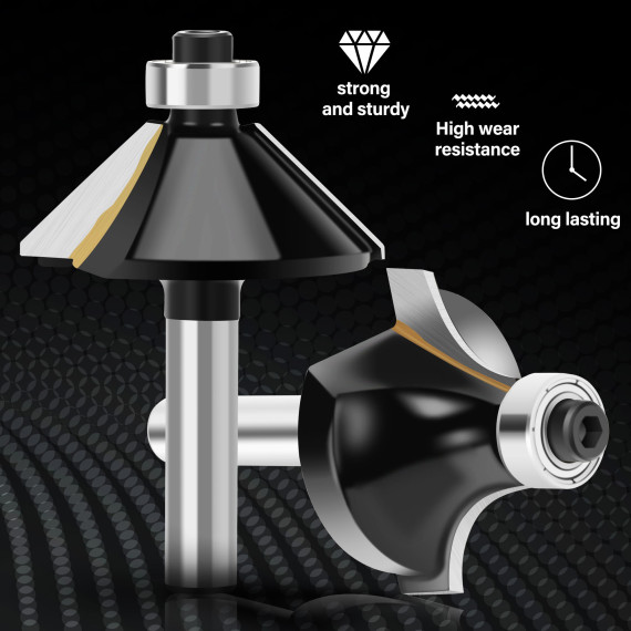 Premium Router Bit Set for Precision Woodworking Projects | KSEIBI