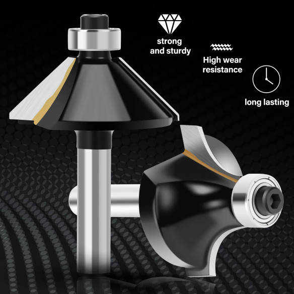 High-Quality Router Bit Set for Precision Woodworking Projects | KSEIBI