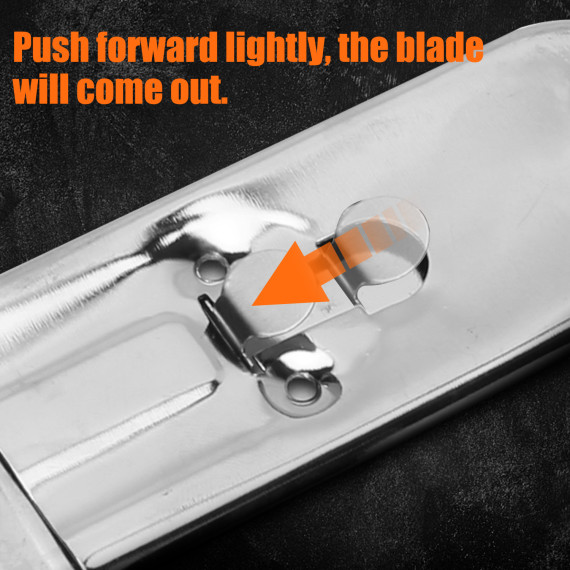 Grattoir en acier à rasoir rétractable de qualité supérieure | KSEIBI