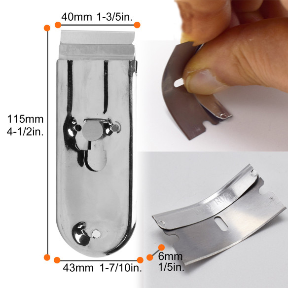 Hochwertiger Einklappbarer Stahlschaber für vielseitige Anwendungen | KSEIBI