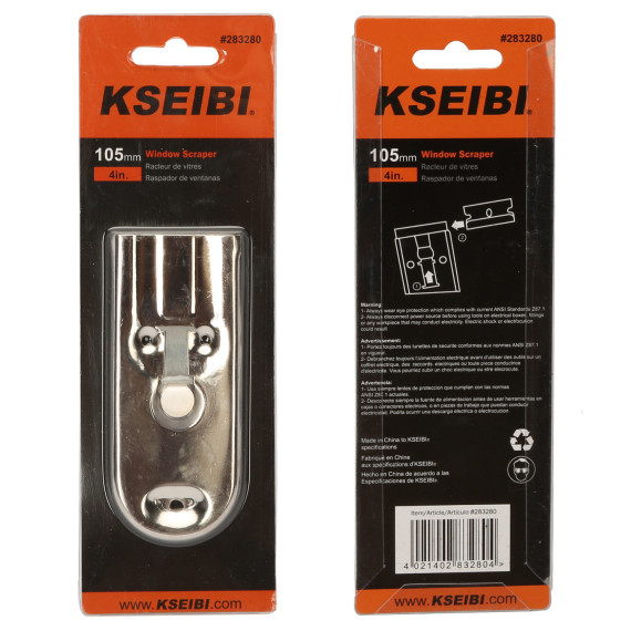 Professional Retractable Steel Razor Scraper for Easy Cleaning | KSEIBI