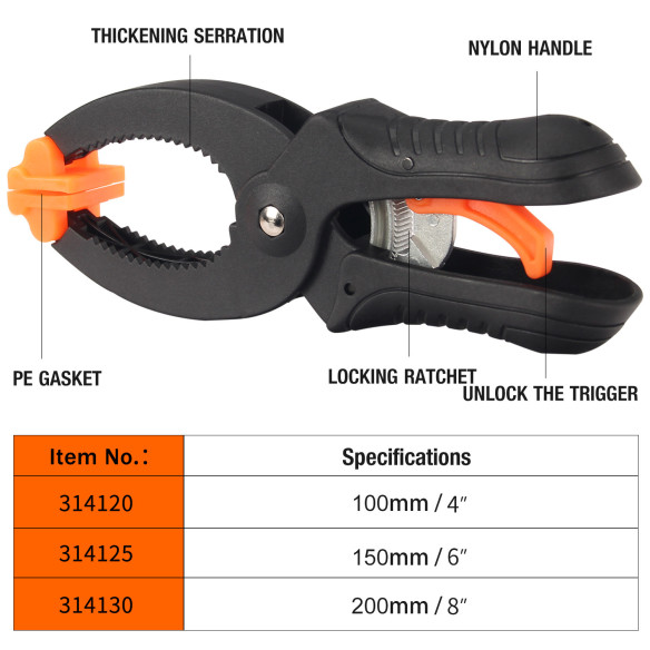 Vielseitige Kunststoffklemme für präzises Arbeiten | KSEIBI