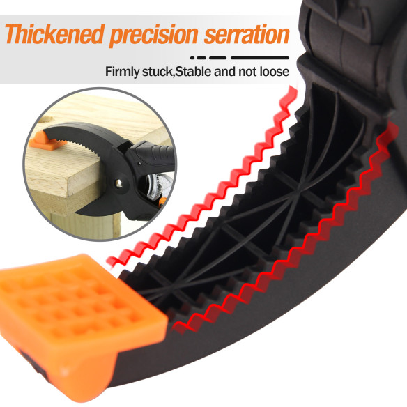 Morsetto in plastica con cricchetto resistente e versatile | KSEIBI