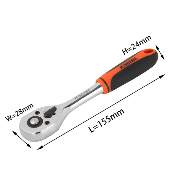 Quick Release Ratchet Handle PROGRIP | Sockets & Wrenches | KSEIBI