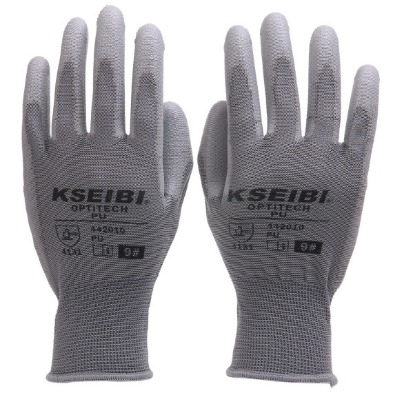 Guantes de pu para trabajo pesado resistente al desgaste | KSEIBI