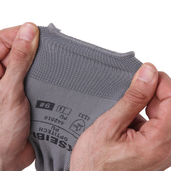 Guantes de pu para trabajo pesado resistente al desgaste | KSEIBI