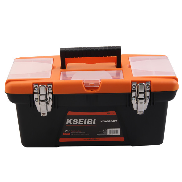 "High-Quality Plastic Tool Box with Steel Lock for Secure Storage | KSEIBI"