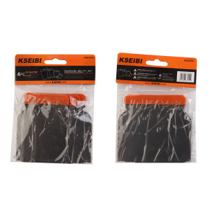 Ensemble de racleurs en plastique 4 pièces/acier