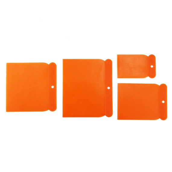 Set raclete plastic pentru curățare (4 buc) 5/8/10/12 cm | KSEIBI