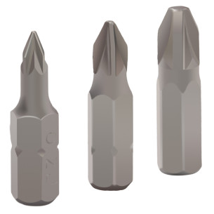 Phillips Screwdriver Bit 1/4 25-Pc