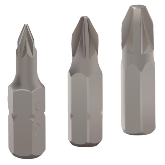 Punta de destornillador phillips 1/4" resistente y duradera | KSEIBI