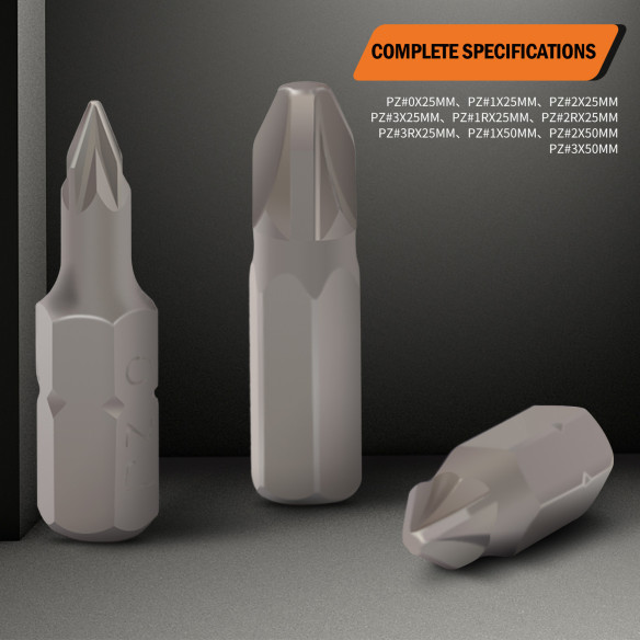 Embout de tournevis Phillips 1/4" de haute qualité | KSEIBI