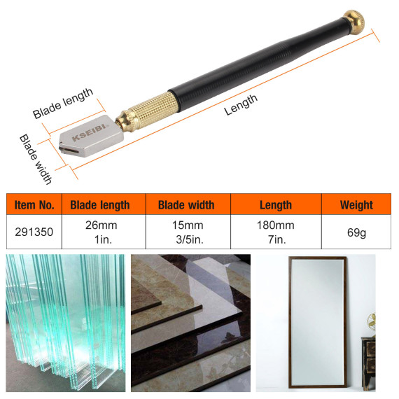 Hochwertiger Glasschneider für präzise Schnitte | KSEIBI