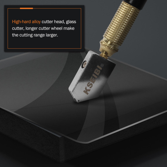 Hochwertiger Glasschneider für präzise Schnitte | KSEIBI