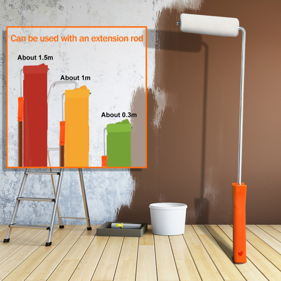 Купить мини-валик для покраски 100x10 мм онлайн | KSEIBI