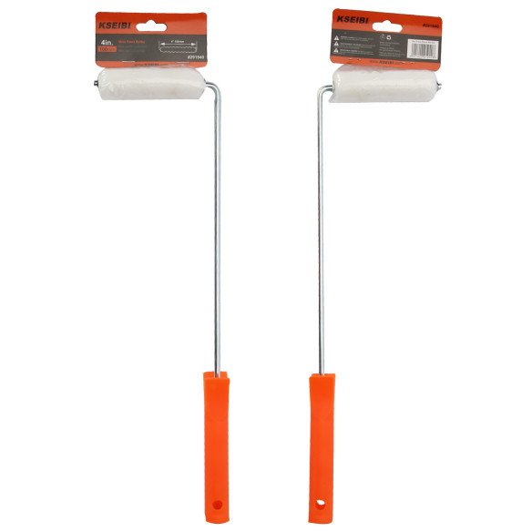 Professional Mini Paint Roller 100x10mm - Quality Tools for Precision Painting | KSEIBI