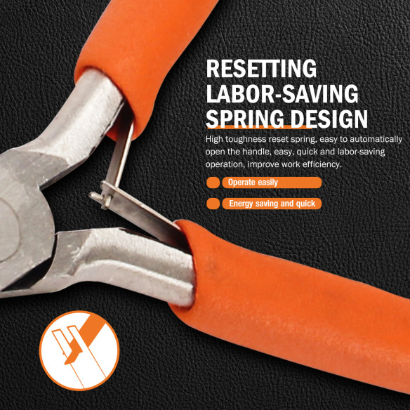 Hochwertige Mini-Spitzzange/PVC für präzise Arbeiten | KSEIBI