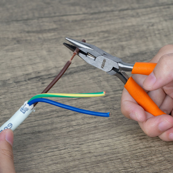 High-quality Mini Long Nose Plier/PVC for precise work | KSEIBI