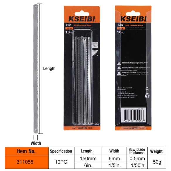 Conjunto de Lâminas de Mini Serra de Arco de Qualidade Superior | KSEIBI