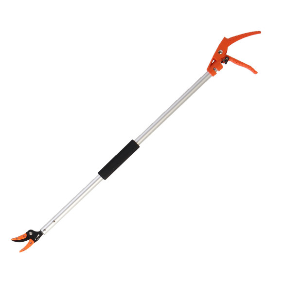 Effortlessly Trim and Hold with Long Reach Bypass Pruner | KSEIBI