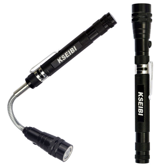 Explore in the Dark with our Extendable Magnetic LED Torch | KSEIBI