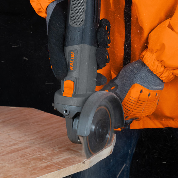 Smerigliatrice angolare professionale da 125 mm - Potente 950W | KSEIBI