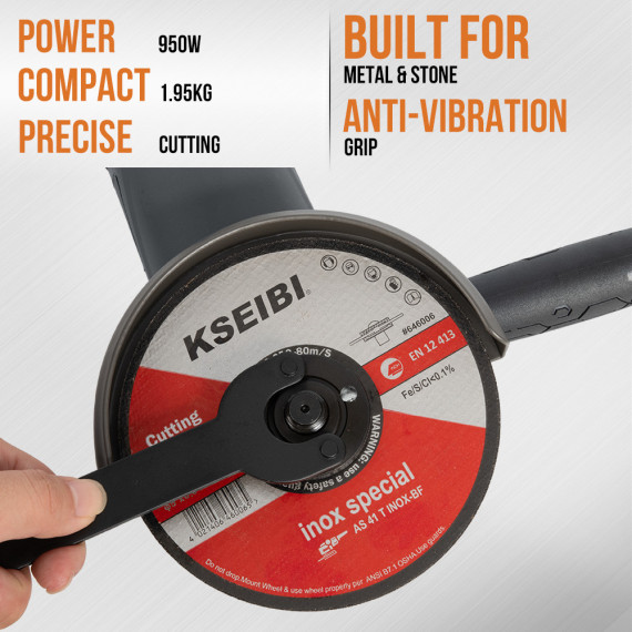 High-Performance Angle Grinder - Perfect for DIY Projects | KSEIBI