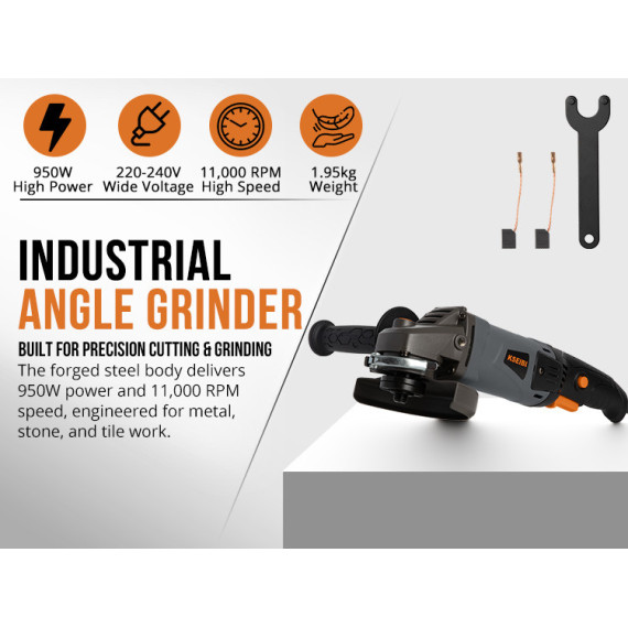 دستگاه سنگ زنی زاویه‌ای با توان 950 وات | KSEIBI