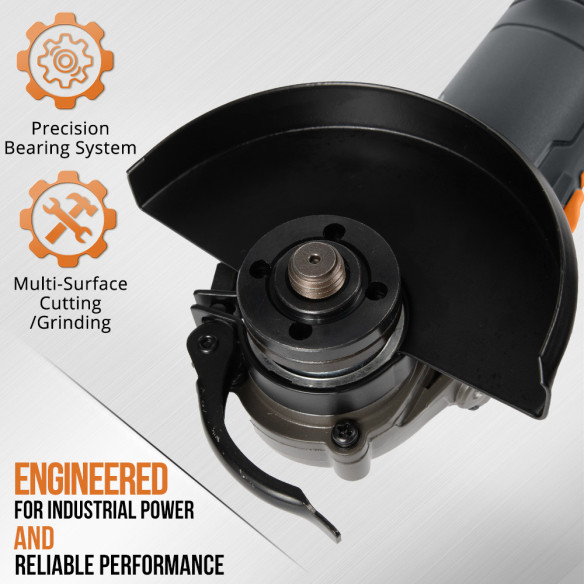 سنگ‌زنی زاویه‌ای KWS 85-115، 115 میلی‌متر، 850 وات - بهترین ابزار برای سنگ‌زنی | KSEIBI