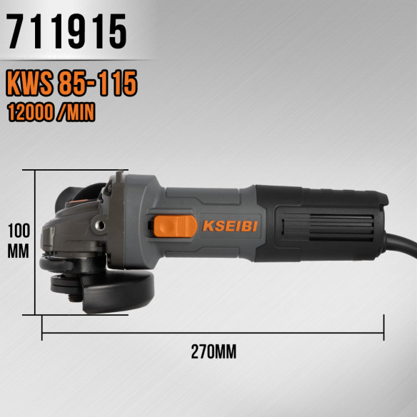 سنگ‌زنی زاویه‌ای KWS 85-115، 115 میلی‌متر، 850 وات - بهترین ابزار برای سنگ‌زنی | KSEIBI