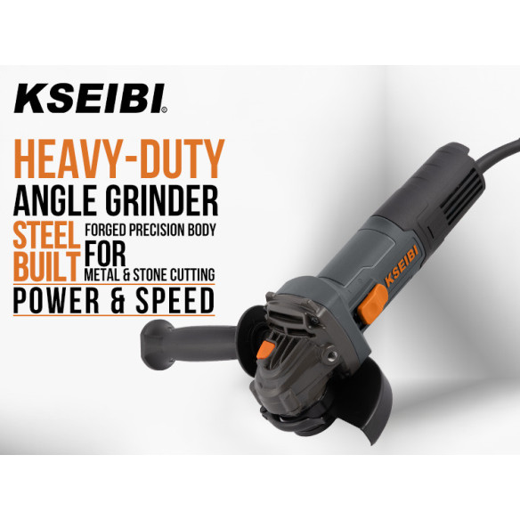 سنگ‌زنی زاویه‌ای KWS 85-115، 115 میلی‌متر، 850 وات - بهترین ابزار برای سنگ‌زنی | KSEIBI