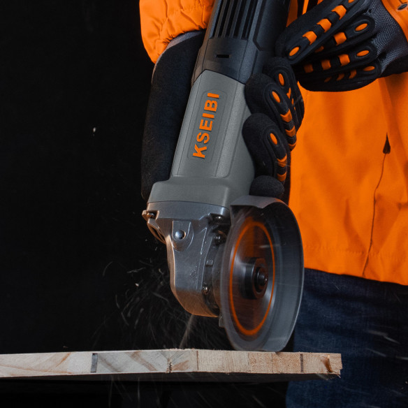 Rebarbadora Angular Kws 71-100: Potência de 750w e Disco de 100mm | KSEIBI